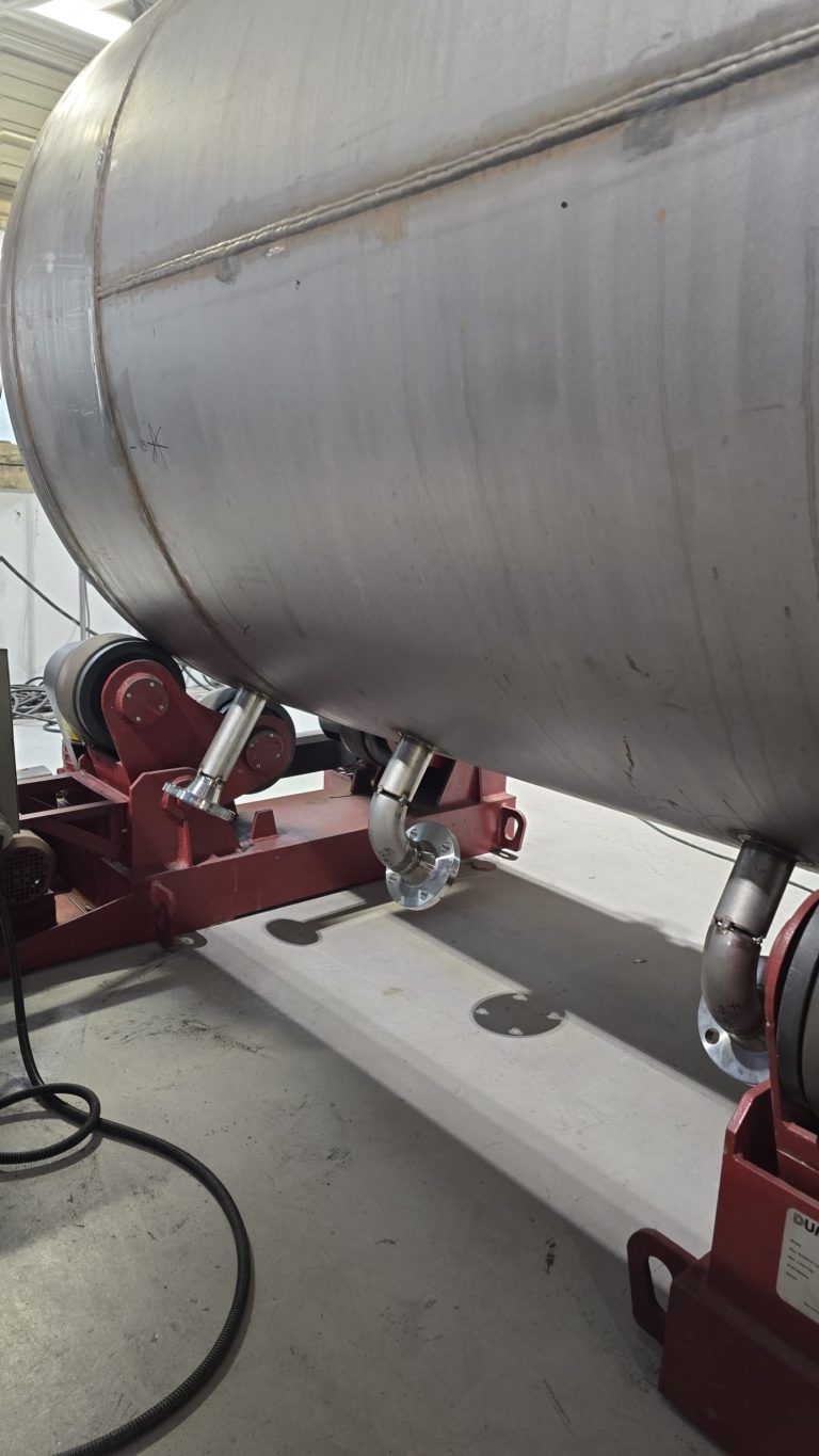 RAM project: Tank shell weld seams and lower flanged pipe connections