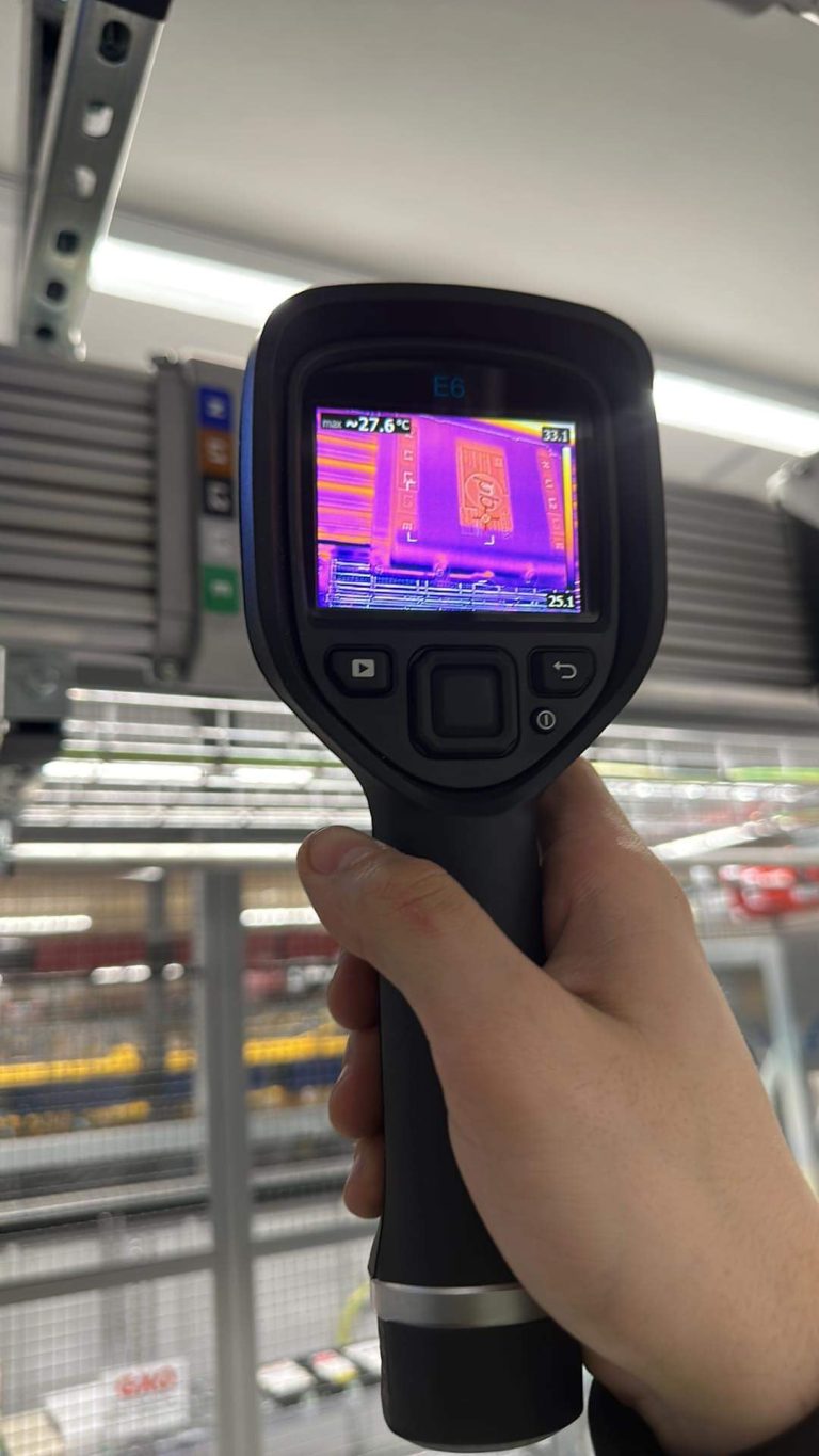 RAM project: Thermal camera inspection of electrical equipment at the Frankfurt data center